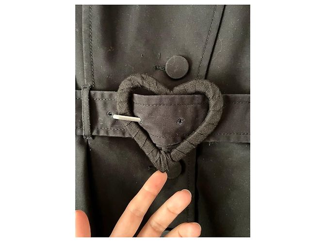 Autre Marque Gabardina de algodón negra Viktor & Rolf x H&M Negro - vista 9