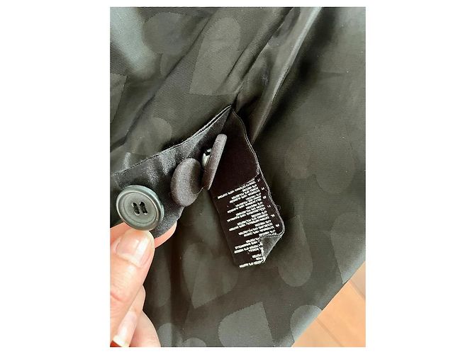 Autre Marque Gabardina de algodón negra Viktor & Rolf x H&M Negro - vista 12