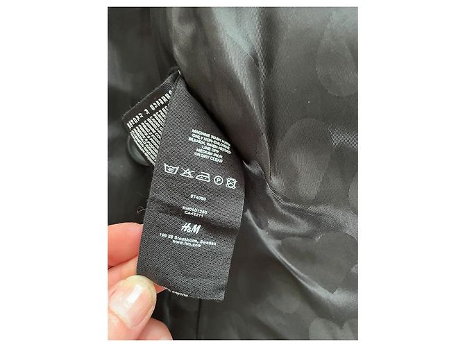 Autre Marque Gabardina de algodón negra Viktor & Rolf x H&M Negro - vista 13