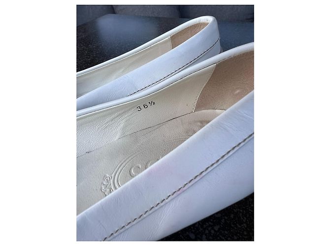 Tod's Pumps aus weißem Leder 36,5 - Ansicht 5