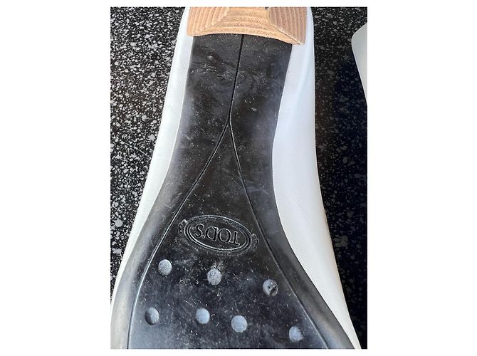 Tod's Pumps aus weißem Leder 36,5 - Ansicht 6