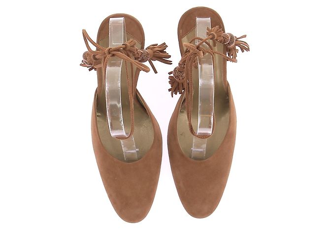 Givenchy Sandalen T.EU 39 Wildleder Braun - Ansicht 6