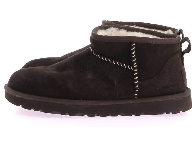 Botas de tobillo Ugg T.EU 39 de ante Castaño - vista 2