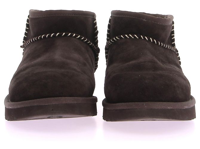 Botas de tobillo Ugg T.EU 39 de ante Castaño - vista 6