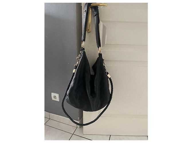 Borsa Gucci G Wave in pelle nera Nero - vista 2