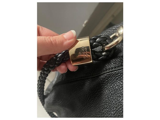 Borsa Gucci G Wave in pelle nera Nero - vista 4