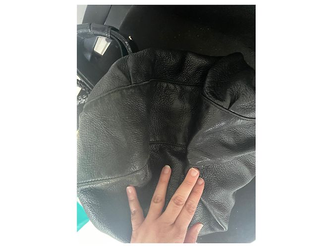 Borsa Gucci G Wave in pelle nera Nero - vista 6