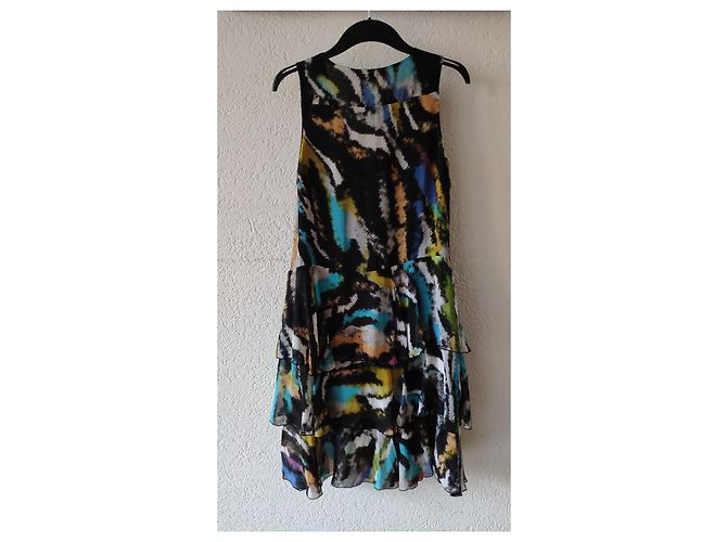 Autre Marque MATTHEW WILLIAMS PARA H&M VESTIDO DE SEDA. Multicolor - vista 3