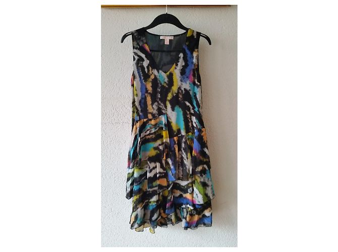 Autre Marque MATTHEW WILLIAMS PARA H&M VESTIDO DE SEDA. Multicolor - vista 6