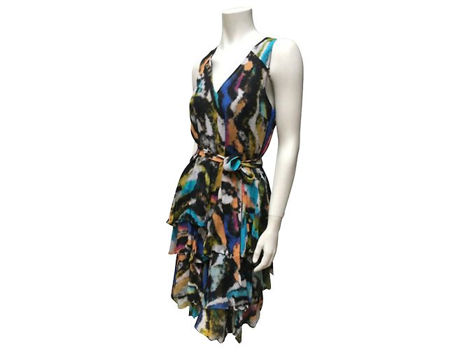 Autre Marque MATTHEW WILLIAMS PARA H&M VESTIDO DE SEDA. Multicolor - vista 7