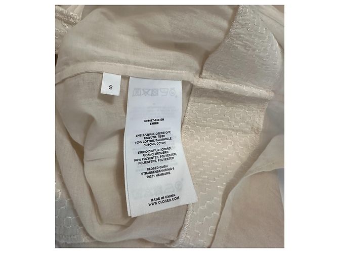 Top in cotone beige Closed - vista 6