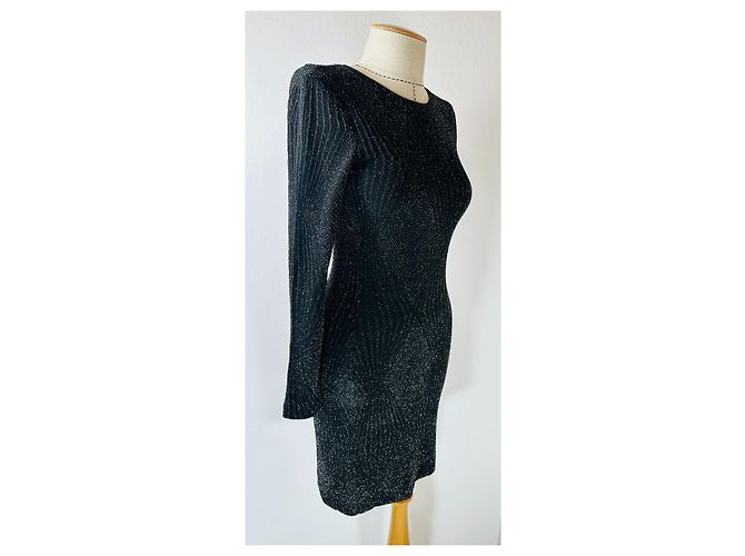 Michael Kors Kleid Schwarz Silber - Ansicht 2