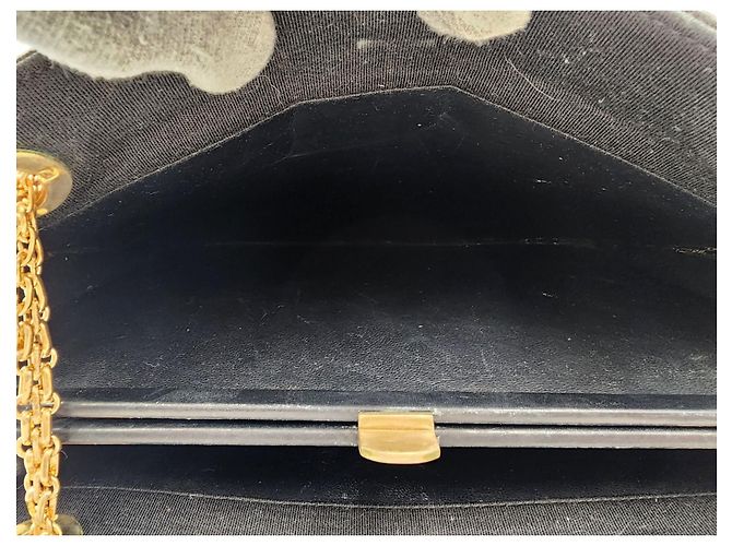 Borsa a tracolla in tessuto con catena Chanel Mademoiselle Bijoux Nero - vista 18