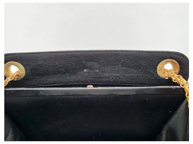Borsa a tracolla in tessuto con catena Chanel Mademoiselle Bijoux Nero - vista 20
