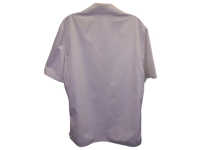 Hermès Polo Hermes de algodón blanco - vista 2