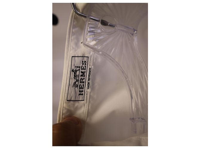 Hermès Polo Hermes de algodón blanco - vista 6