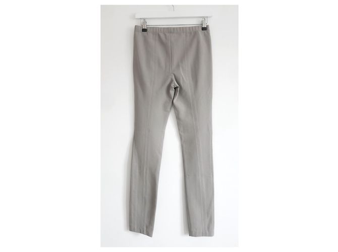 Donna Karan Matte Double Knit Zing Grey Slim Trousers

 Grau - Ansicht 3