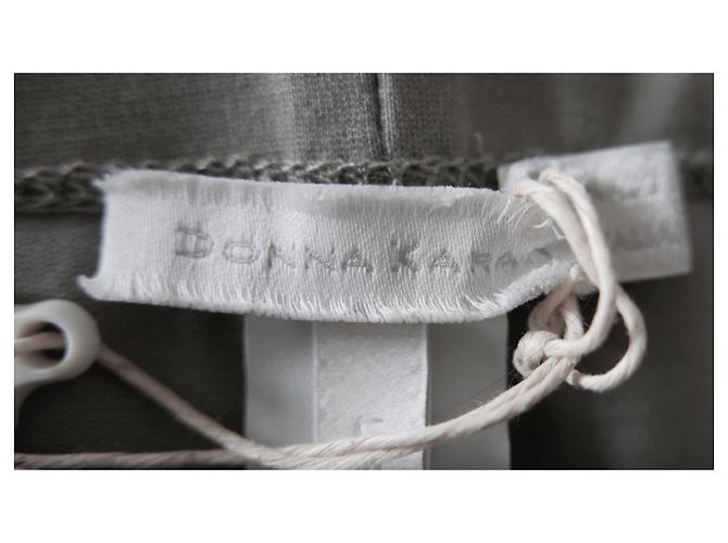 Donna Karan Matte Double Knit Zing Grey Slim Trousers

 Grau - Ansicht 6