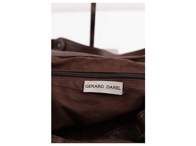 Gerard Darel Borsa da viaggio in pelle - vista 5
