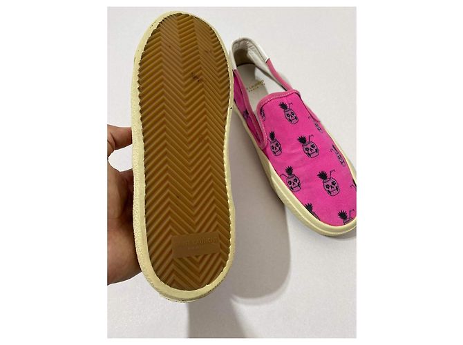 Saint Laurent Slip-On Sneaker Rosa Pink - Ansicht 2