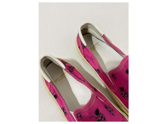 Saint Laurent Slip-On Sneaker Rosa Pink - Ansicht 3