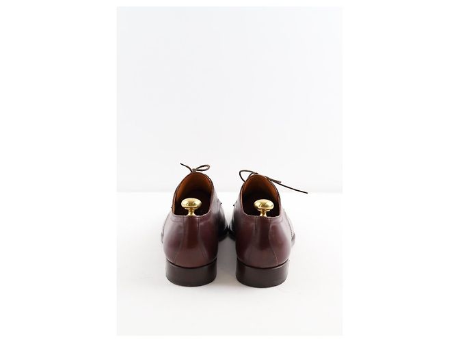 Hermès Chaussures à lacets en cuir Marron - vue 2
