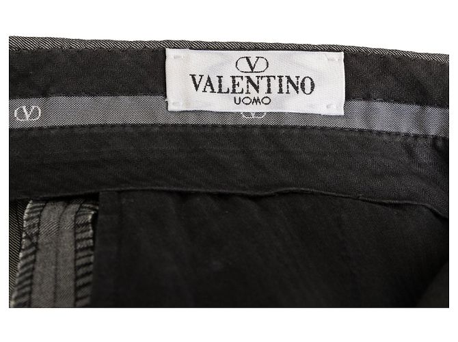 Valentino Super 120's Tailored Pants Grey - view 4