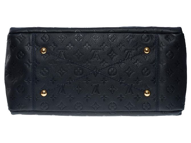 Borsa Artsy LOUIS VUITTON in pelle blu scuro - 101143 Blu navy - vista 10