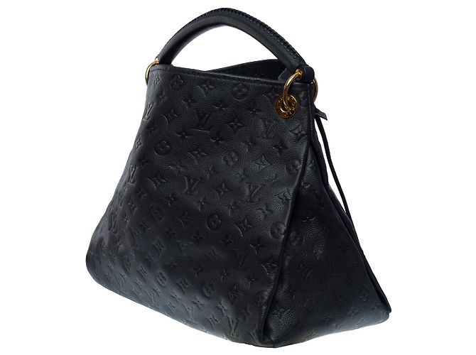 Borsa Artsy LOUIS VUITTON in pelle blu scuro - 101143 Blu navy - vista 5