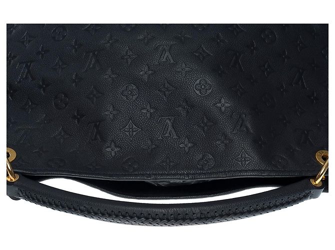 Borsa Artsy LOUIS VUITTON in pelle blu scuro - 101143 Blu navy - vista 9