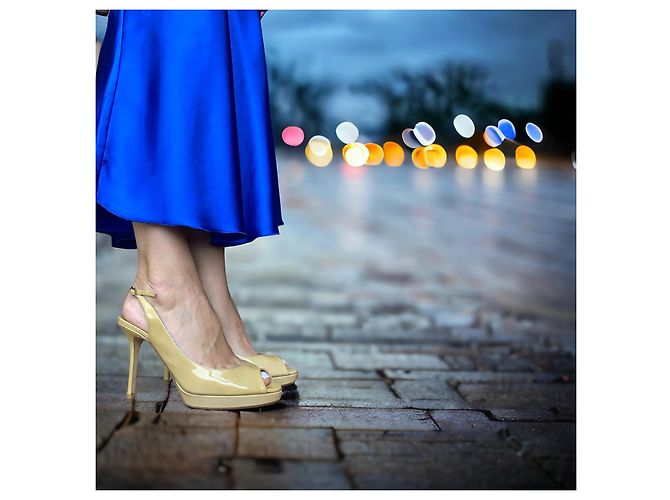 Décolleté Jimmy Choo Shaw Nude in vernice con punta aperta Beige - vista 5