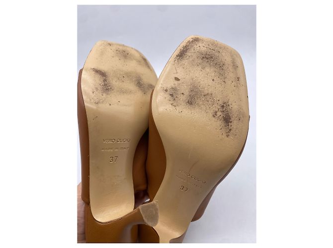 Autre Marque GIA X PERNILLE TEISBAEK mules e zoccoli T.EU 37 Pelle Marrone - vista 5