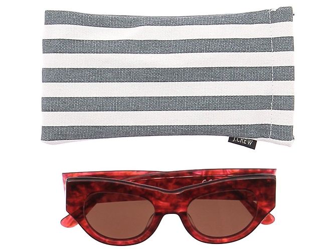 Gafas de sol J.Crew T. Plástico Roja - vista 7