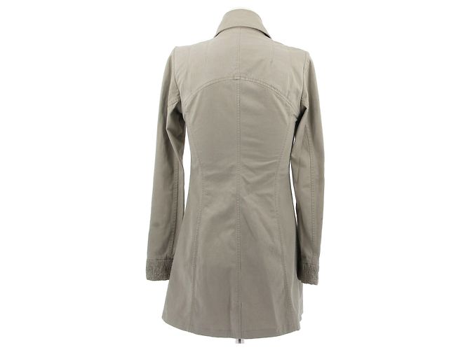 Chaquetas Chanel T.FR 36 Algodón Beige - vista 2