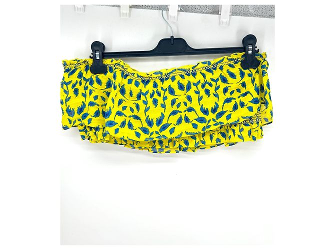 Autre Marque Tanya Taylor tops T.US 0 Seda Amarillo - vista 2