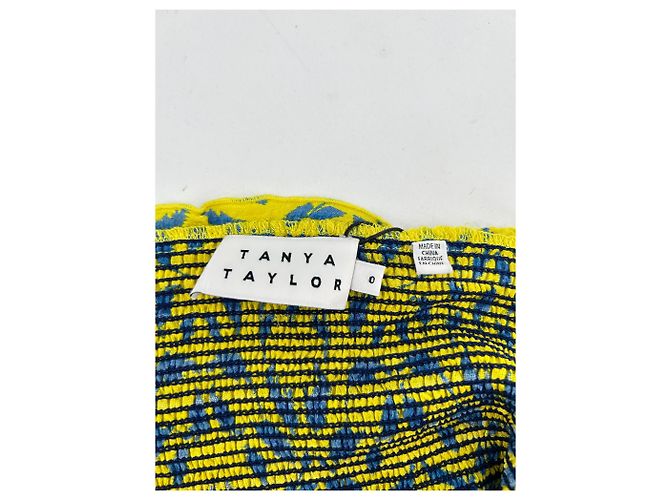 Autre Marque Tanya Taylor tops T.US 0 Seda Amarillo - vista 3