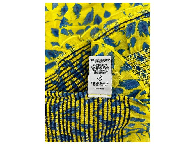 Autre Marque Tanya Taylor tops T.US 0 Seda Amarillo - vista 5