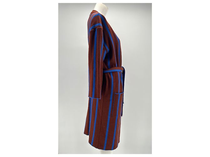 Autre Marque Non Signé / Unsigned jackets T.International S Wool Brown - view 4
