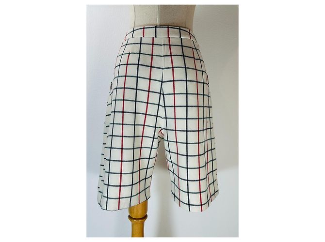 Pantalones cortos Munthe Plus Simonsen Gingham de algodón Multicolor - vista 3