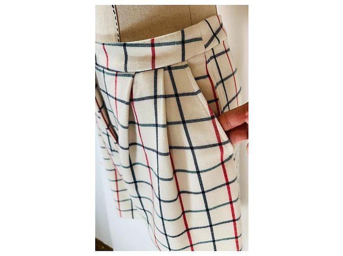 Pantalones cortos Munthe Plus Simonsen Gingham de algodón Multicolor - vista 4