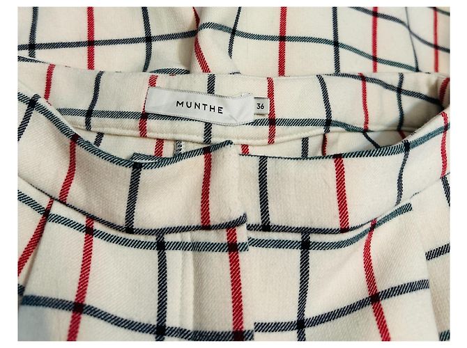 Pantalones cortos Munthe Plus Simonsen Gingham de algodón Multicolor - vista 5