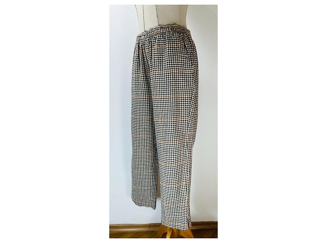 Autre Marque Pantalón Aiayu de algodón de cuadros Multicolor - vista 2