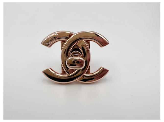 CHANEL chiusura originale CC turnlock D'oro - vista 4
