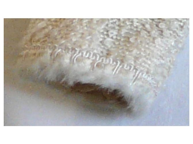 Autre Marque Francesco Ferri Elfenbeinjacke aus lockiger Wolle Francesco Ferri T. 38 Creme - Ansicht 10