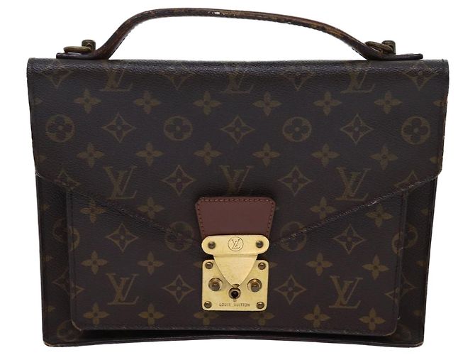 Louis Vuitton Monogram Monceau 28 Borsa a mano 2modo M51185 LV Aut 70032 Monogramma - vista 13