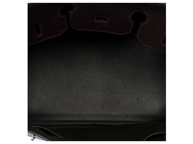 Hermès Sac HERMES Birkin 35 en Cuir Marron - 101804 - vue 9
