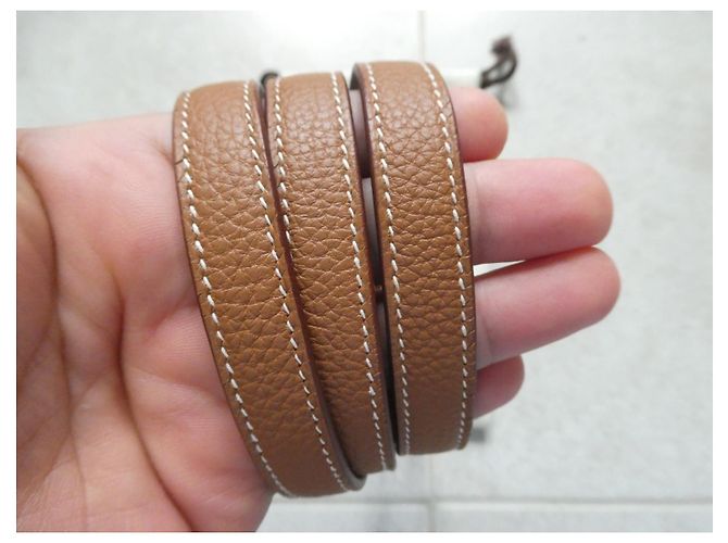 Hermès Schulterriemen für Hermès Kelly Leder Gold Tasche, neu, nie benutzt. - Ansicht 2