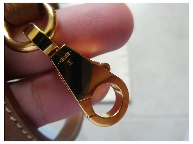 Hermès Schulterriemen für Hermès Kelly Leder Gold Tasche, neu, nie benutzt. - Ansicht 3