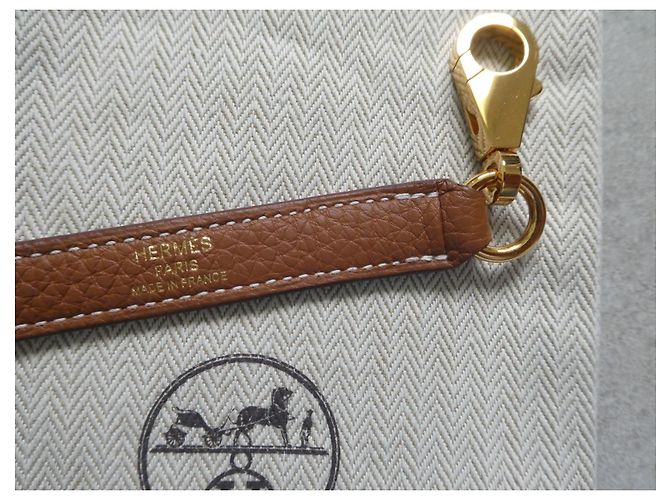 Hermès Schulterriemen für Hermès Kelly Leder Gold Tasche, neu, nie benutzt. - Ansicht 4