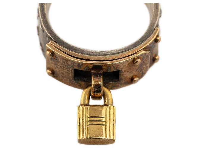 Hermès Hermes Hallmark Ring Silber Gold SV925 - Ansicht 4